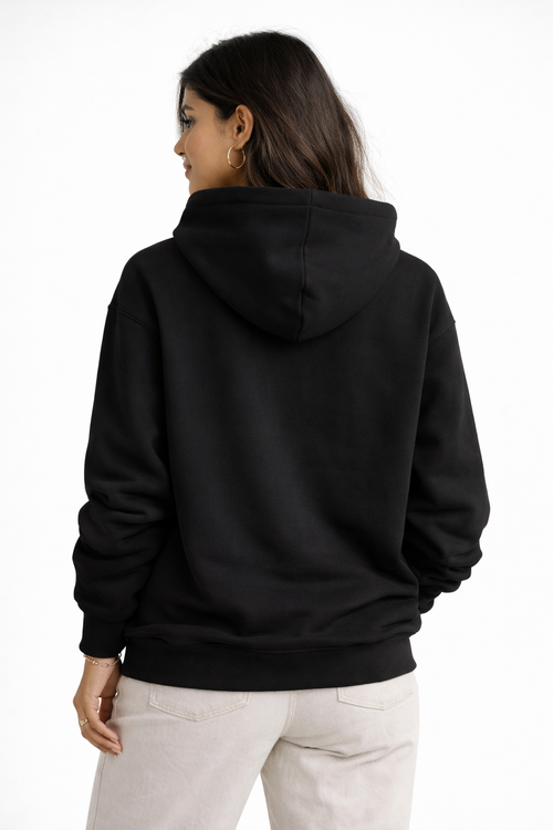 Black Unisex Oversized Hoodie
