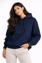 Navy Blue Unisex Oversized Hoodie