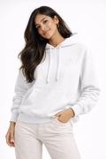White Unisex Oversized Hoodie