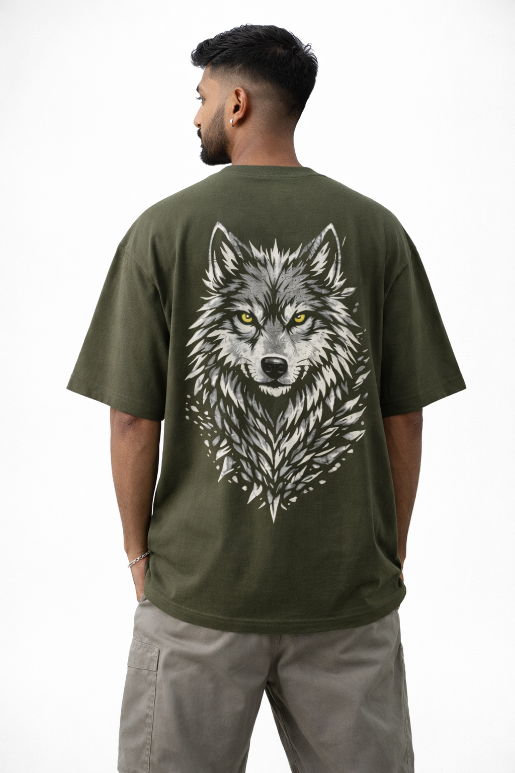 Graphical WOLF- Oversized Unisex T-Shirt