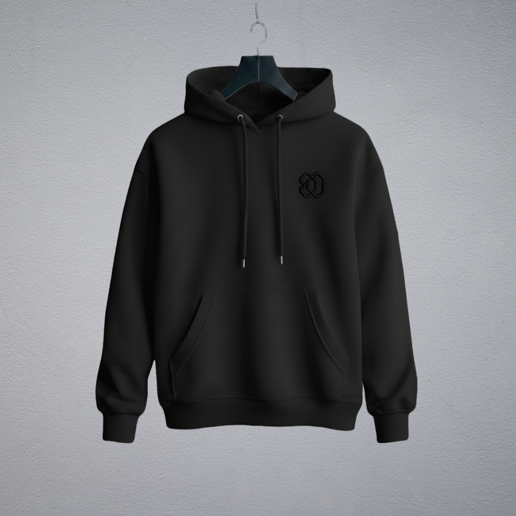 Black Unisex Oversized Hoodie