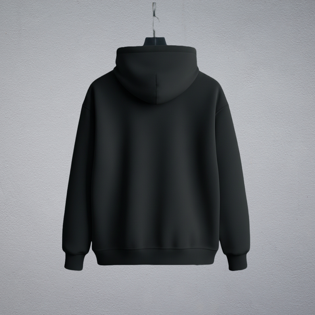 Black Unisex Oversized Hoodie