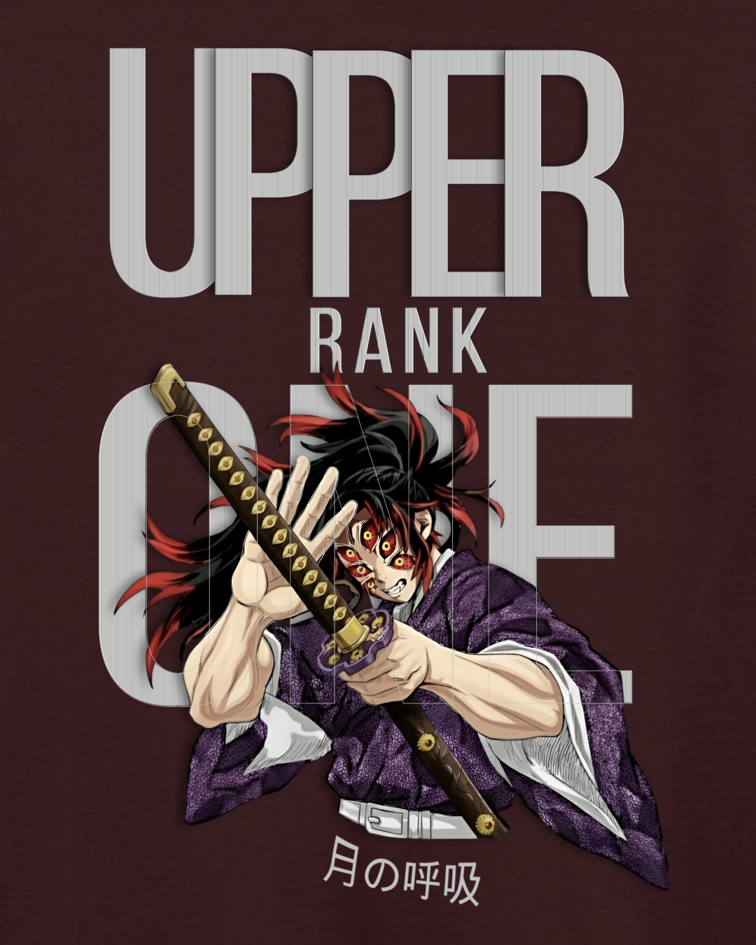 Upper Rank One – Premium Anime Inspired Oversized Tee (Unisex)